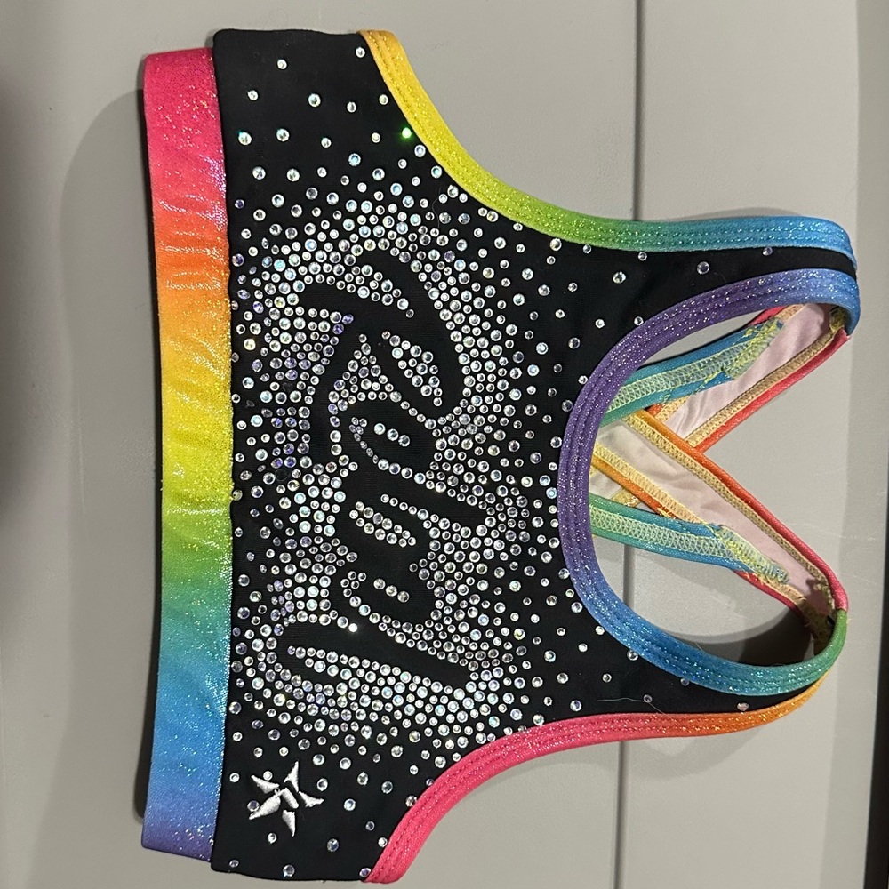 Rebel Rainbow Sports Bra